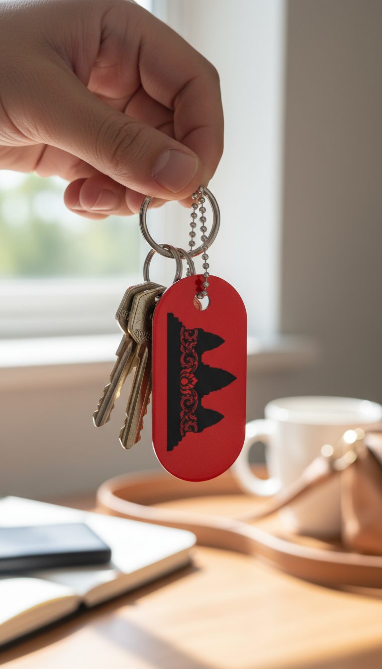 Custom tag used as keychain