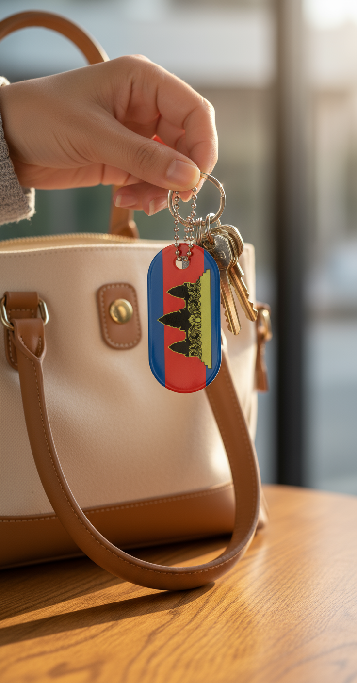 Custom tag used as keychain